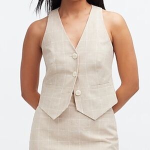 Madewell Linen Vest